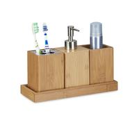 Accesorios baño 4 piezas resistente conjunto de baño set de baño diseño natural