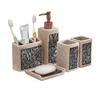 Accesorios Baño Juego de Baño Set de Baño Juego de accesorios de baño Juego de baño creativo Juego de adornos de baño de estilo europeo para regalo de inauguración de la casa Juego Accesorios de Baño