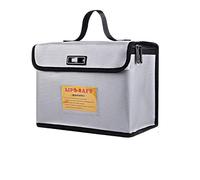 Accesorios Bolsa de Seguridad a Prueba de Fuego, batería Lipo Resistente al Agua, a Prueba de explosiones, Resistente al Fuego for batería Lipo, Dron de Carreras con visión en Primera Persona, Modelo