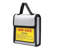 Accesorios Bolsa de Seguridad a Prueba de Fuego, batería Lipo Resistente al Agua, a Prueba de explosiones, Resistente al Fuego for batería Lipo, Dron de Carreras con visión en Primera Persona, Modelo