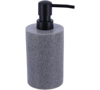 Accesorios de baño de poliresina, vaso loción, dispensador de jabón, plato de jabón jabonera, cepillo de inodoro escobilla de aseo gris - Maxia Market