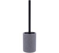 Accesorios de baño de poliresina, vaso loción, dispensador de jabón, plato de jabón jabonera, cepillo de inodoro escobilla de aseo gris - Maxia Market