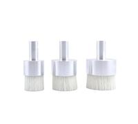Accesorios de cepillos de alambre para taladro, Diámetros múltiples de nylon cerámica la arena 180-500 del acero carbono cepillo extremo rueda taza metal(Grit180 Diameter14mm)