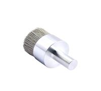 Accesorios de cepillos de alambre para taladro, Juego de cepillos copa con rueda alambre, acero al carbono y nailon Al2O3, grano 240-500, 5-32 mm(320Grit Diameter12mm)