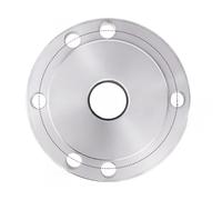 Accesorios de eje disco conexión brida portabrocas Motor, tres garras, cuatro 80 125 1316, torno pequeño manual acero(Motor flange for 3-4 jaw 100- hole 16)