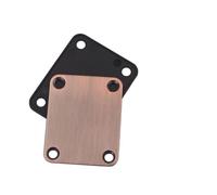 Accesorios de guitarra para principiantes Placa De Cuello De Guitarra, Placa De Montaje Trasera De Junta De Cuello Redondo De Metal Con Tornillos Para Kits De Repuesto De Piezas De Bajo De Guitarra El