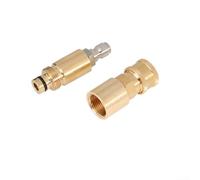 Accesorios de manguera de cobre de conexión rápida para lavadoras de alta presión Kärcher, para un adaptador duradero de metal, flujo de agua eficiente y rendimiento sin fugas (E)