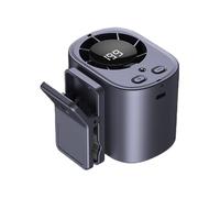 Accesorios de viaje para ventilador portátil - Soplador de escritorio de velocidad continua de 18 x 10 x 5 cm, flujo de aire giratorio de 360° | Refrigerador compacto sin cuchilla USB para viajes a la