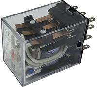 Accesorios electrónicos Relé 1 PCS Micro Mini Relé HH53P MY3NJ MY3 11-Pin DC12V/DC24V/DC110V/AC220V Bobina Electromagnética Intermedia de Propósito General