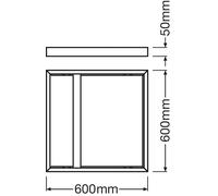Accesorios PANEL 600 KIT DE MONTAJE EN SUPERFICIE 4058075826397