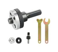Accesorios para amoladora angular, juego de barras de extensión para taladro con llave de amoladora, kit de herramientas de hardware | Equipo profesional de taller para lijar, cortar, pulir, reparar