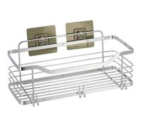 Accesorios para el baño Cesta Estante Rectangular, Jabonera, Portarollo, Gancho de Acero Inoxidable Con Tarjeta Adhesivo 3M - Tendance