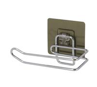 Accesorios para el baño Cesta Estante Rectangular, Jabonera, Portarollo, Gancho de Acero Inoxidable Con Tarjeta Adhesivo 3M - Tendance