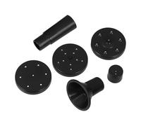 Accesorios para Fuente de Baño de Pájaros, Kit Solar 1 Juego | 6 Boquillas y Adaptadores, Plástico ABS Negro, para Estanques Pequeños y Jardín Exterior