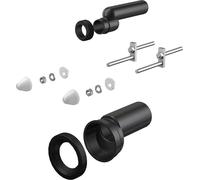 Accesorios para inodoro Alcadrain, juego completo, DN90/110, 25 mm, polietileno (PE), color blanco