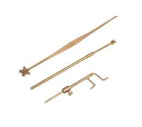 Accesorios para violín 1 Juego De 3 Uds Herramientas Para Violín Luthier Medidor De Poste De Sonido Retriever Clip Setter Piezas De Violín