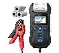Accutester: Probador de baterías, analizador de baterías, dispositivo de control de baterías, medidor de baterías. Compatible con 12V/24V
