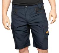 ACE Constructor Plus Pantalones de Trabajo Cortos para Hombre - Pantalones de Trabajo para Hombre con Bolsillos Cargo y Cintura elástica para el Verano - Azul Marino - 50
