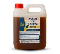 Aceite de Linaza Crudo BricoSalvaje Premium para Protección y Nutrición de Superficies de Madera: Protección Natural y Duradera para tus Muebles de Madera