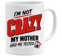 Acen Merchandise The Big Bang Theory I'm Not Crazy my Mother Had me Tested - Juego de Taza y Caja de Regalo de 325 ml