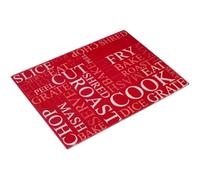 Acense Protector de encimera de vidrio templado, vidrio templado, bordes lisos, esquinas redondeadas, tabla de cortar, patas de goma antideslizantes, multiusos, resistente a las manchas, 40 x 30 cm