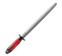 Dick Acero de afilar grueso con mango 2K ovalado 30 cm rojo y negro 73173300-63