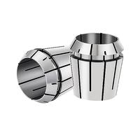 Acero de resorte. Mandril de pinza elástica ER8-ER40 de diferentes tamaños, precisión de 0,008 mm para fresado CNC y torneado (ER32-24 mm)