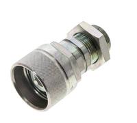 Acero DN 12.5 Acoplamiento hidráulico Tapón 18 mm L Anillo de compresión Mampara ISO 14541/8434-1 D M36 x 2