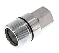 Acero DN 31,5 Acoplamiento hidráulico Enchufe G 1 1/2 pulgadas Rosca hembra D M70 x 3