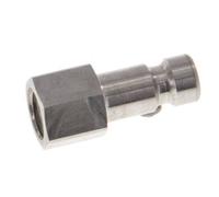 Acero inoxidable 316L DN 2,7 (Micro) Acoplamiento de aire Enchufe M5 Hembra