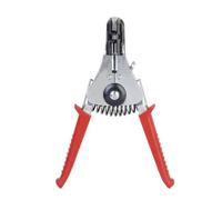 Acero Inoxidable Alicates Pelacables 0,5-2,2 MM Rojos para Cables | Agarre Cómodo, Pelado Preciso sin Dañar el Hilo, Mango Robusto, Plástico y Acero Inoxidable