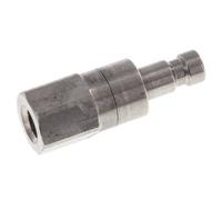 Acero inoxidable DN 2,7 (Micro) Acoplamiento de aire Enchufe M5 Hembra Doble Cierre