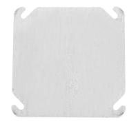 Acero Inoxidable Placa Ciega de Pared Plata para Cajas Eléctricas | Ajuste, Cubre Cajas de Conexión, Acabado Seguro, Bordes Pulidos, Estilo Moderno y Elegante