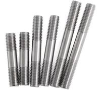 Acero inoxidable roscado doble, Pernos de doble extremo acero inoxidable 304 M3-M12 Tamaños múltiples 1/2/5/10 piezas(5pcs M8X55)