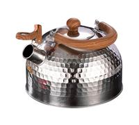 Acero Inoxidable Tetera Silbante 3l para Estufa y Cocina | Acabado Plata, Boquilla Ancha y Mango Aislante, para Agua o Leche en Casa