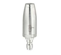 Acero inoxidable Turbo Spray Tip 81mm Limpiador de alta presión(035) | Acero inoxidable robusto, resistente a la corrosión, larga durabilidad, resiste un uso intensivo, acabado plateado de 81 mm