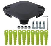 ACFHRL2 - Cabezal de herbicida compatible con 10 cuchillas de plástico, repuesto para modelos Ryobi P2200A, P2200ACV, P2200, P2030, P2031, P2003A, P2003