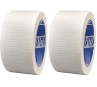ACIT Cinta americana blanca universal perfecta para reparaciones, bricolaje, aislante 50 mm x 25 metros (Paquete de 2)