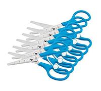 Acme United E-20558 00 - Tijeras para uso infantil (puntas redondeadas, 13 cm, 6 unidades), color azul