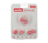 Acofar tapones de cera para el oído 6 unidades