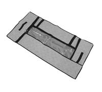 ACOGEDO 45L Almacenamiento de la Cama con Tapa Transparente, Organizador Plegable PVC para Ropa, Gris, Bolsa Ahorro Espacio Extra Grande el Armario Dormitorio o