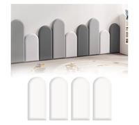 Acolchado de pared anticolisión para niños, paneles de pared acolchados de poliuretano 3D, autoadhesivos, paneles de cabecero tapizados montados en la pared para dormitorio, sala de juegos