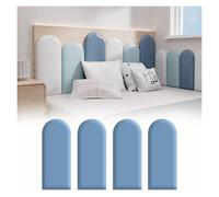 Acolchado de pared anticolisión para niños, paneles de pared acolchados de poliuretano 3D, autoadhesivos, paneles de cabecero tapizados montados en la pared para dormitorio, sala de juegos