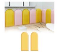 Acolchado de pared anticolisión para niños, paneles de pared acolchados de poliuretano 3D, autoadhesivos, paneles de cabecero tapizados montados en la pared para dormitorio, sala de juegos