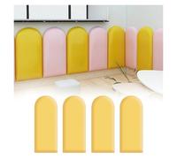 Acolchado de pared anticolisión para niños, paneles de pared acolchados de poliuretano 3D, autoadhesivos, paneles de cabecero tapizados montados en la pared para dormitorio, sala de juegos