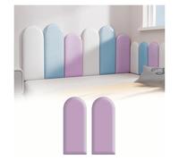 Acolchado de pared anticolisión para niños, paneles de pared acolchados de poliuretano 3D, autoadhesivos, paneles de cabecero tapizados montados en la pared para dormitorio, sala de juegos
