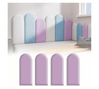 Acolchado de pared anticolisión para niños, paneles de pared acolchados de poliuretano 3D, autoadhesivos, paneles de cabecero tapizados montados en la pared para dormitorio, sala de juegos