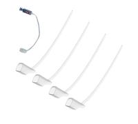 Acollador de cable para audífonos - 4 clips flexibles y ligeros | Cable antideslizante para amplificador auditivo | Para uso diario ejercicio deportes trabajo sueño piscina viaje