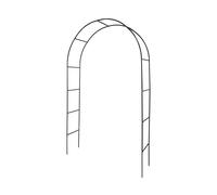 Acomoda Textil - Arco de jardín de Metal Negro 240x140x36 cm para Eventos, Celebraciones y Bodas. Enrejado para Rosas y Plantas Trepadoras Moderno, Firme, Resistente y Decorativo.