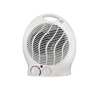 Acomoda Textil - Calefactor Portátil 2000W Regulable de Bajo Consumo para Habitación, Oficina y Baño. Termo Ventilador Aire Caliente Eficiente con Termostato de Seguridad. (Calefactor, A)